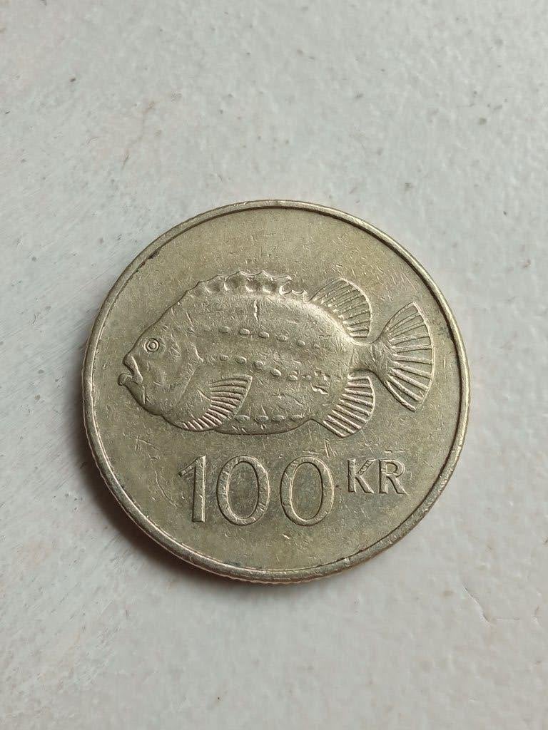 IJsland 100 kronen 2006., Ophalen of Verzenden, Overige landen, Losse munt