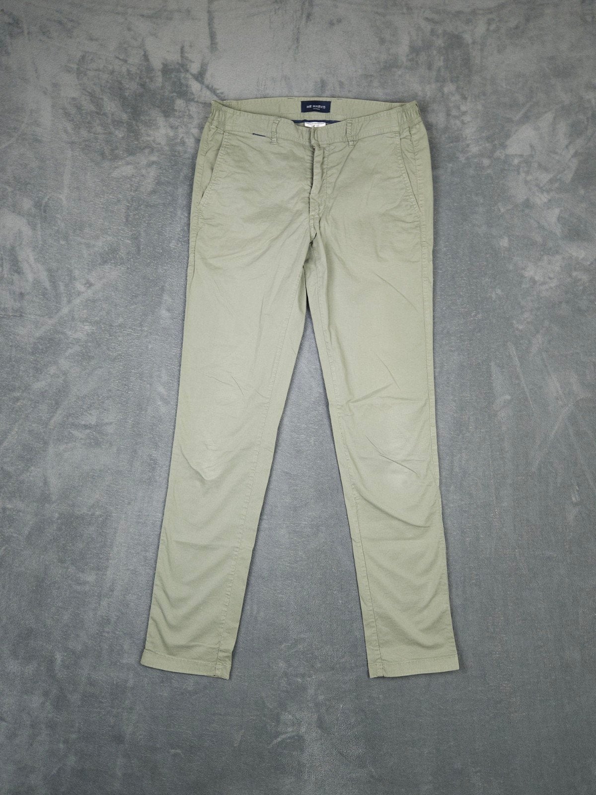 Mr Marvis Defenders Pantalon Chino W32 L32 Groen Broek

Staa, Maat 48/50 (M), ., Ophalen of Verzenden, .