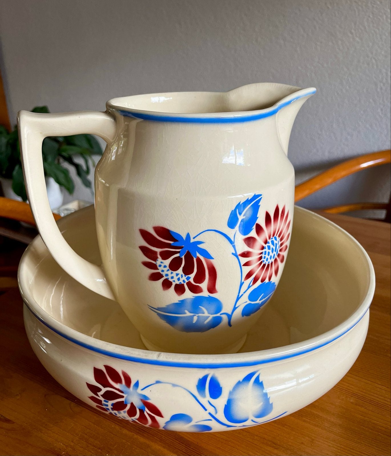 Vintage keramieken lampet set Société Céramique Maestricht, Ophalen of Verzenden