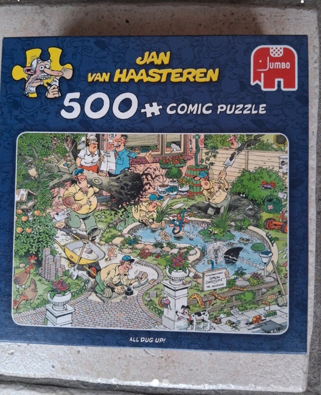 Jan van Haasteren - All Dug Up - 500 stukjes, Ophalen of Verzenden, 500 t/m 1500 stukjes, Zo goed als nieuw, Legpuzzel