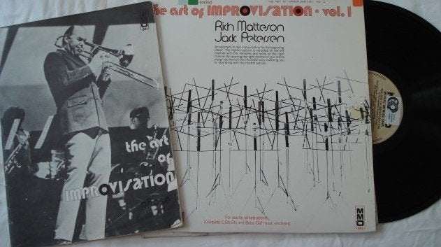Rich Matteson - Jack Petersen - The art of improvisation 1, LP, Gebruikt, Ophalen of Verzenden, Inclusief boekje