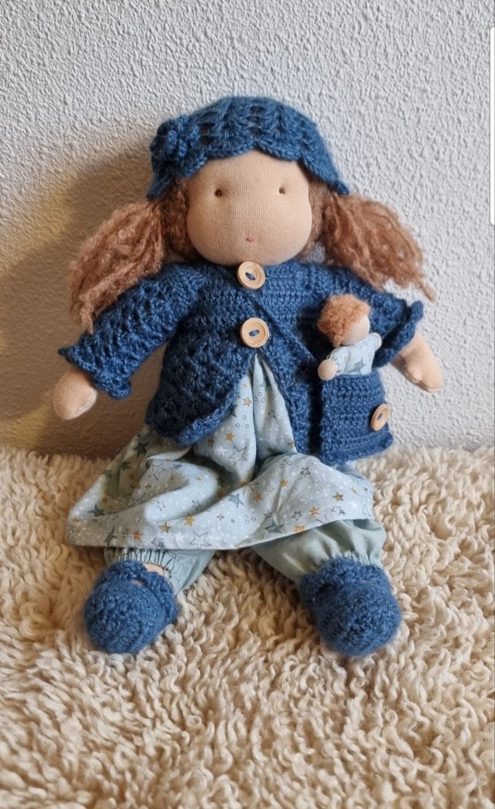 Waldorfpop, zonnekindpop, antropsofische pop, Kinderen en Baby's, Speelgoed | Poppen, Nieuw, Overige typen, Ophalen of Verzenden
