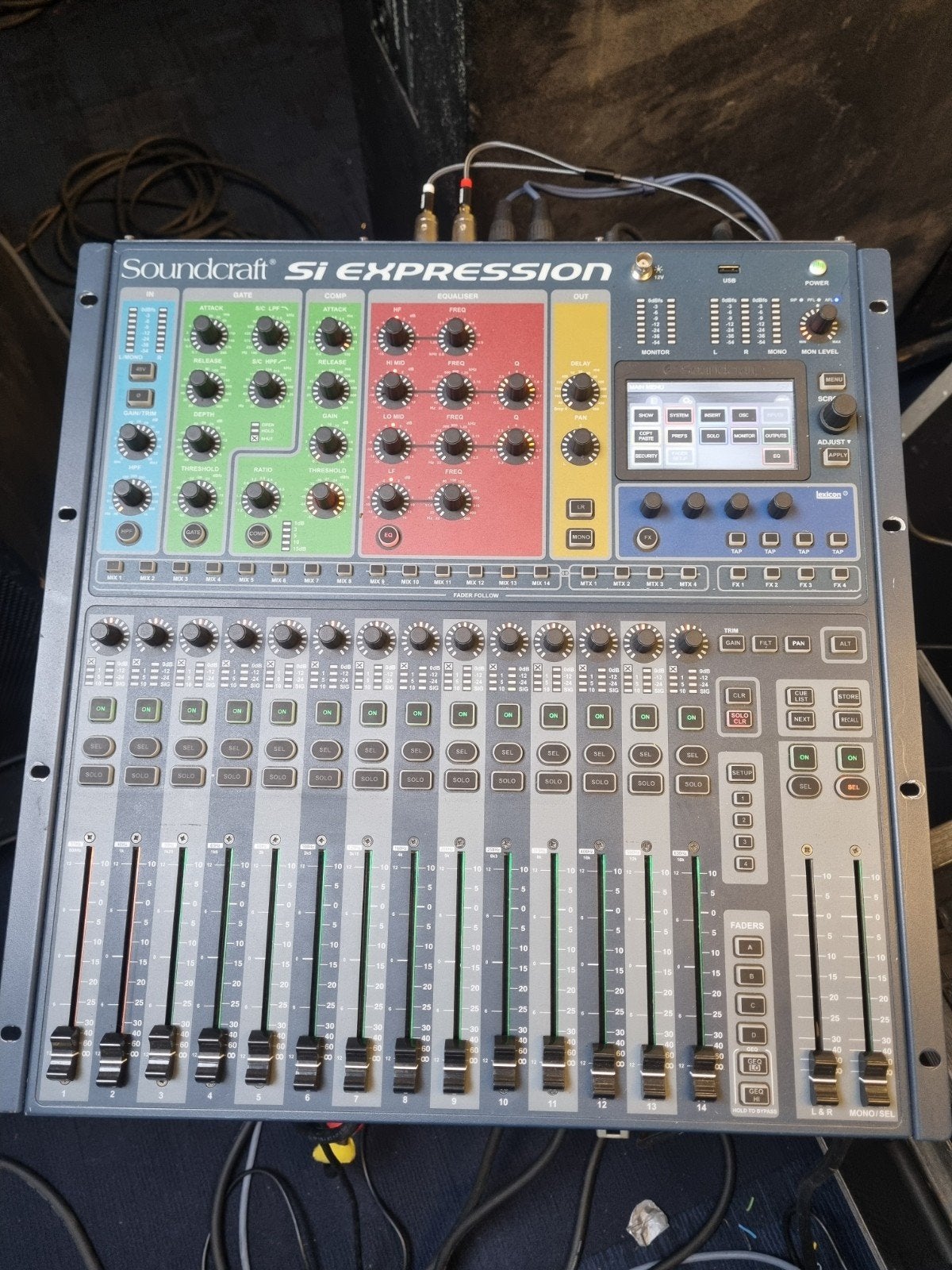 Soundcraft Si Expression 1 incl. MADI kaart & Stagebox 32, Muziek en Instrumenten, Ophalen, Zo goed als nieuw, 20 kanalen of meer