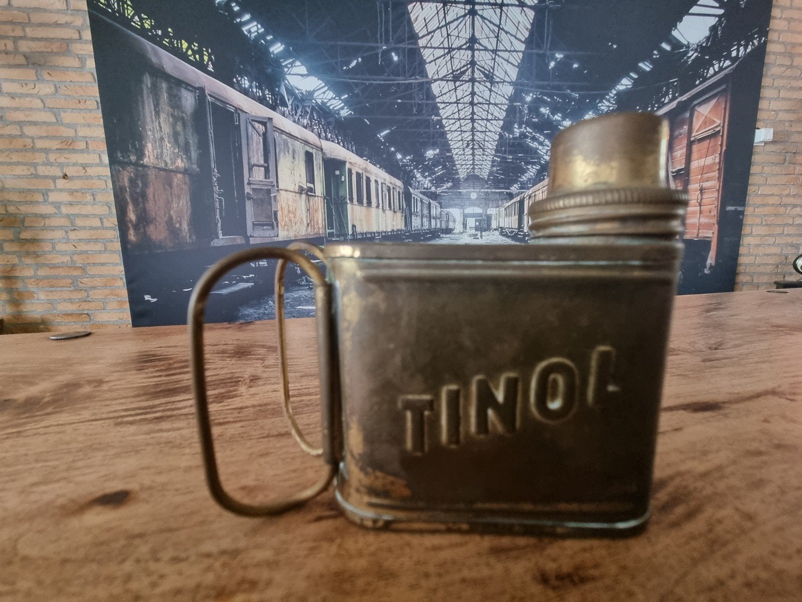 Antieke Tinol Soldeerlamp - Vintage, Ophalen of Verzenden