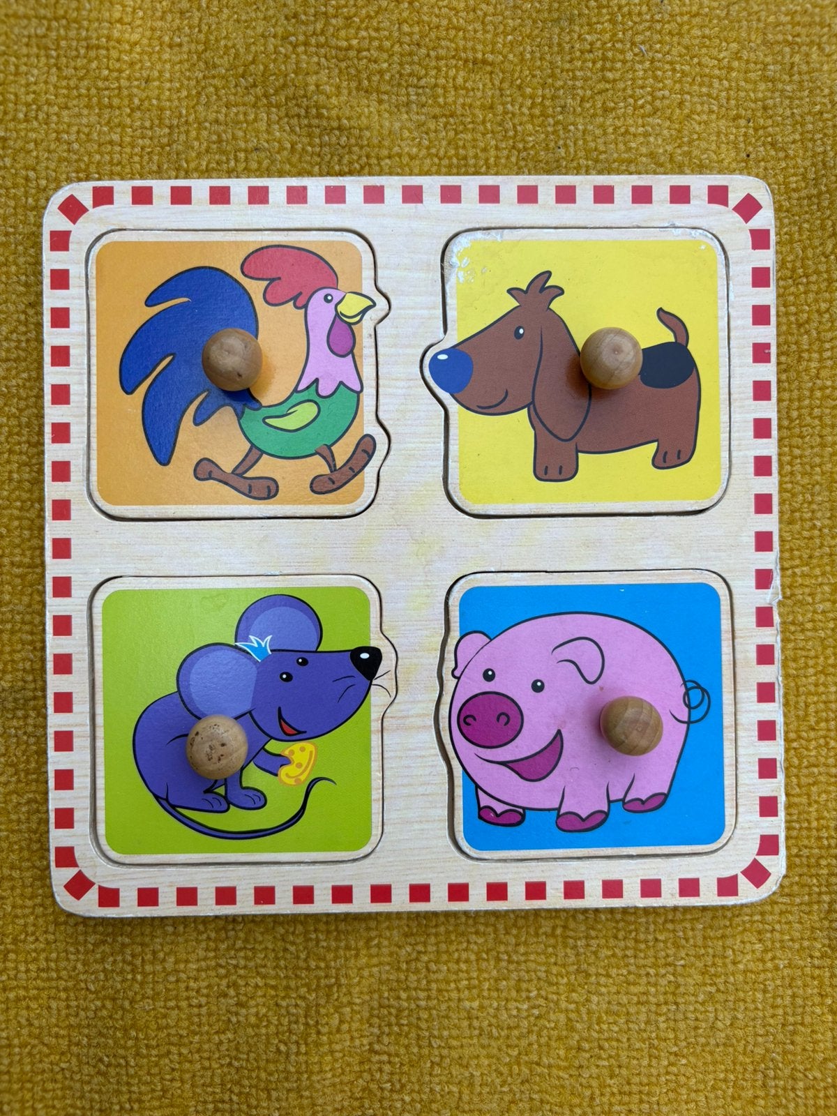 Houten puzzel, Ophalen, Zo goed als nieuw