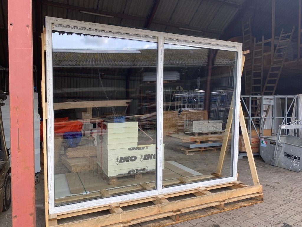 kunststof kozijn - Gealan S9000NL, Ophalen, Kunststof, Nieuw, Inclusief glas