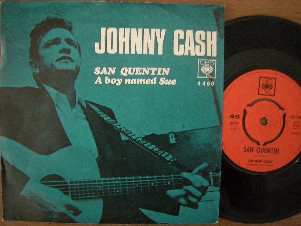 Johnny Cash (San Quentin), Cd's en Dvd's, Vinyl Singles, 7 inch, Ophalen of Verzenden, Zo goed als nieuw, Country en Western