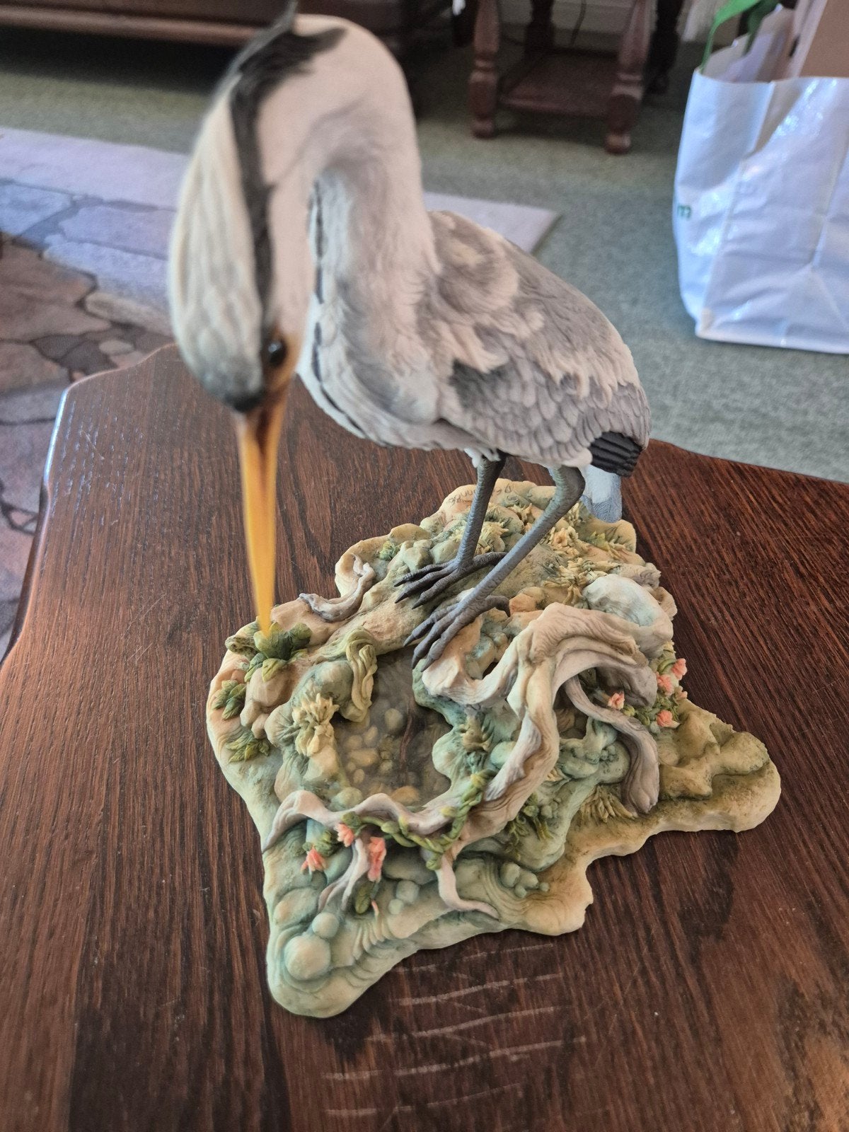 Teviotdale Handgemaakte Reiger Beeldje - Zo goed als nieuw, Ophalen of Verzenden, Zo goed als nieuw, Dier