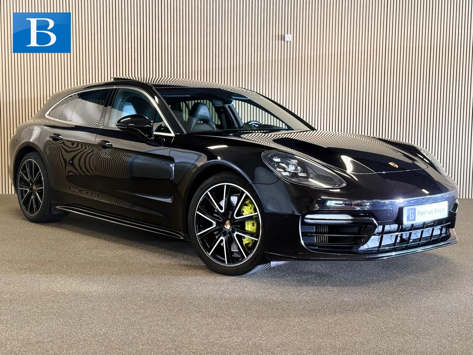 Porsche Panamera Sport Turismo 2.9 4 E-Hybrid SPORT DESIGN-P, 12 maanden, 48 km/l, Zwart, Vierwielaandrijving