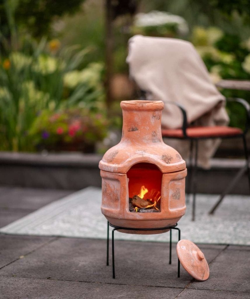 RedFire – Lima – Bruin - Kleihaard – Terrashaard met grill, Info@outtrade.eu, MEELEWEG 76 NIEUWLEUSEN 7711 EP NEDERLAND, Ophalen of Verzenden