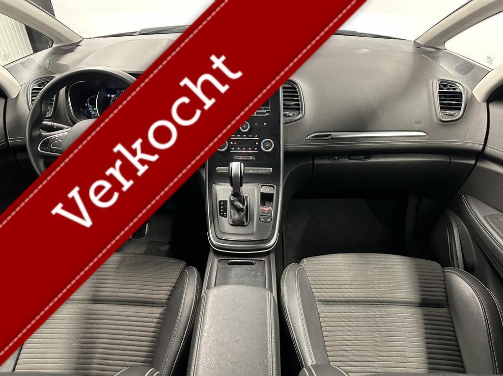Renault Grand Scenic 1.3 TCe Intens NAVIGATIE TREKHAAK CRUIS, Auto's, Renault, 4 cilinders, Met garantie (alle), Leder en Stof