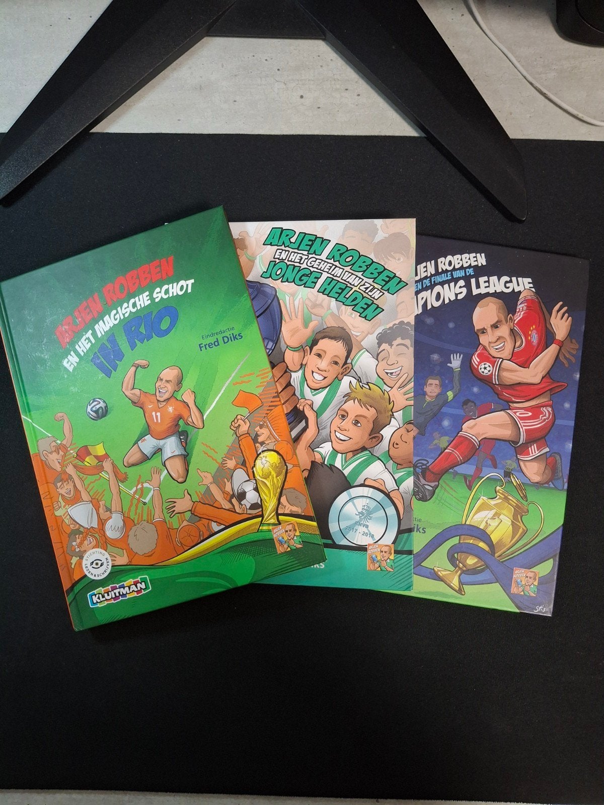 Arjen Robben Boeken - Set van 3, Gelezen, Fictie algemeen, Verzenden, Fred Diks