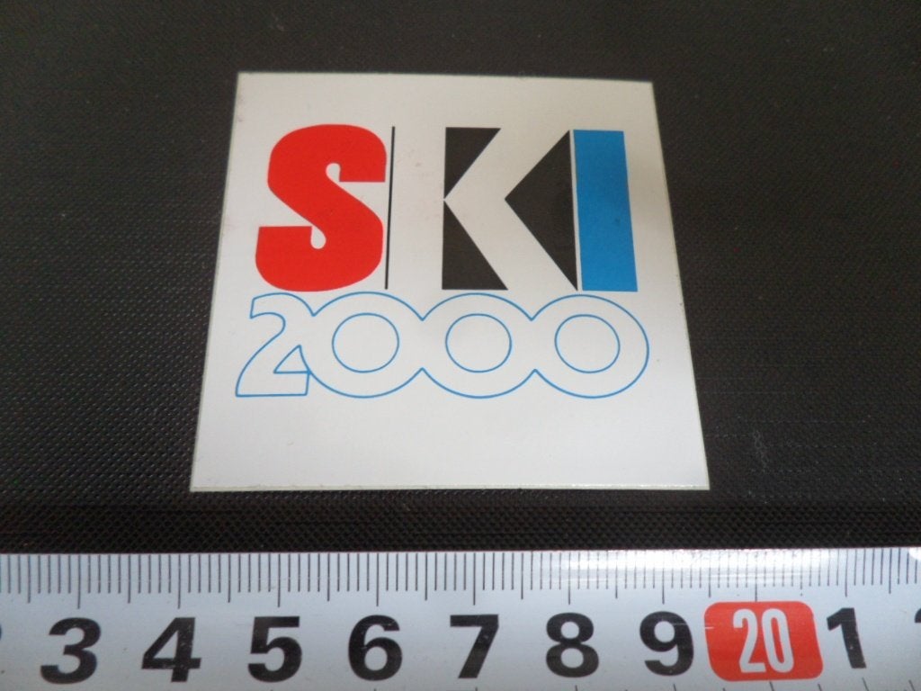 sticker SKI 2000, Ophalen, Zo goed als nieuw