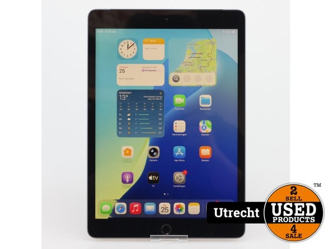 iPad 2020 8th Gen 128GB WiFi + Cellular Space Gray, Computers en Software, Apple iPads, Apple, Zo goed als nieuw, Support@apple.com