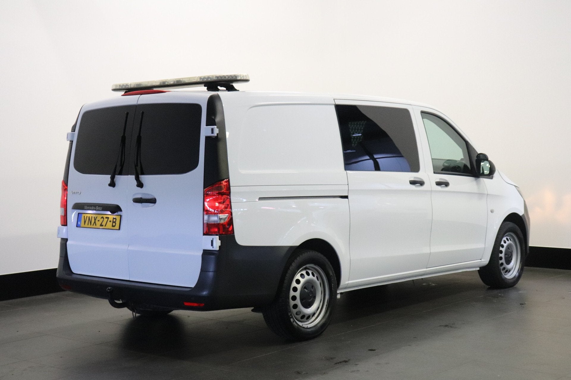 Mercedes-Benz Vito 116 CDI Lang 4X4 Automaat EURO 6 - AC/cli, Auto's, Automaat, Gebruikt, 4 cilinders, Wit