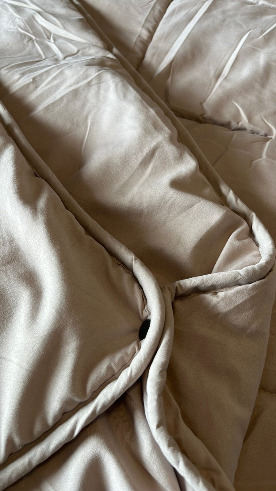 Dekbed vierseizoenen, Beige, Tweepersoons, Ophalen of Verzenden, Deken of Dekbed