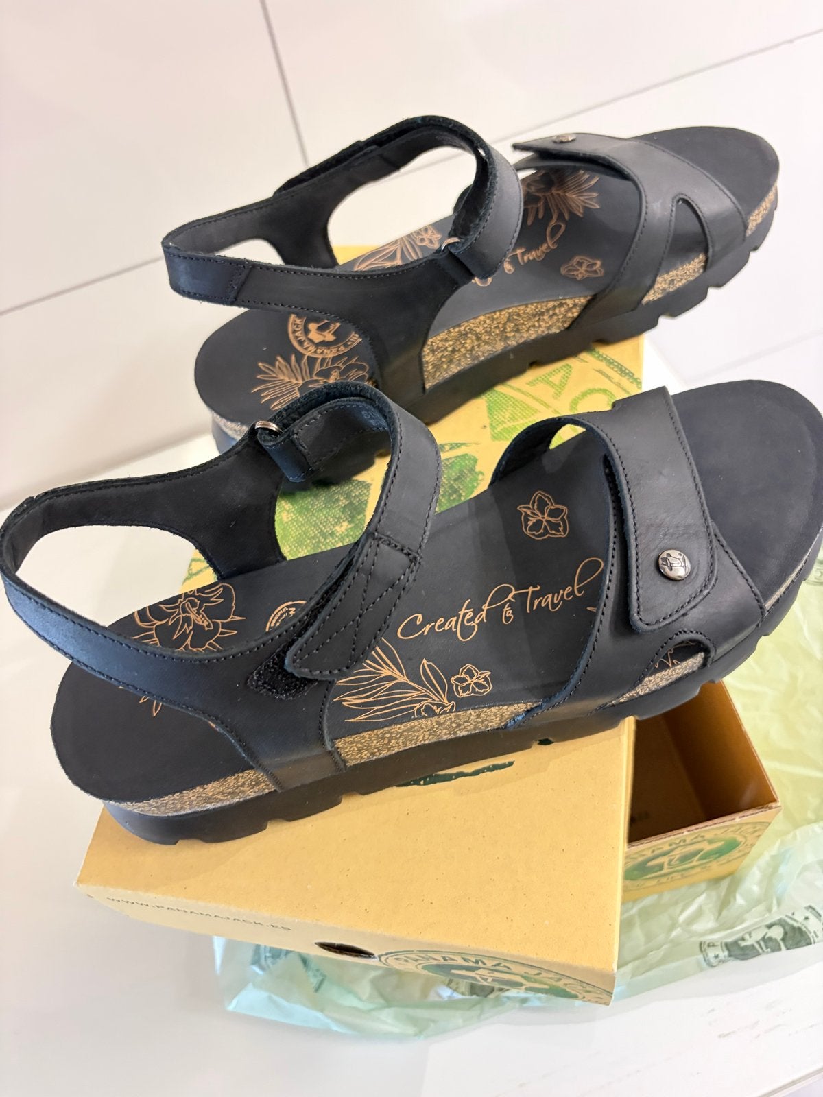 Panama Jack Sulia B2 sandalen zwart maat 41, Verzenden, Nieuw, Zwart, Sandalen of Muiltjes