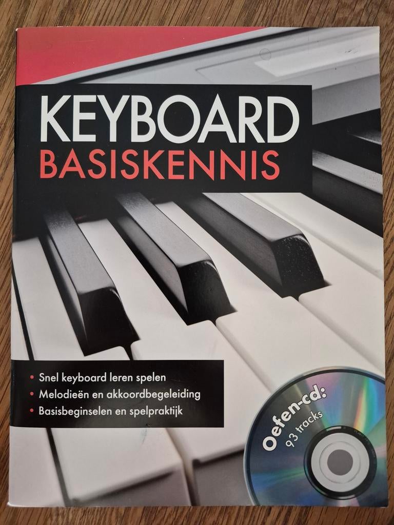 Keyboard basiskennis, boek met cd, Ophalen, Zo goed als nieuw, Overige aantallen