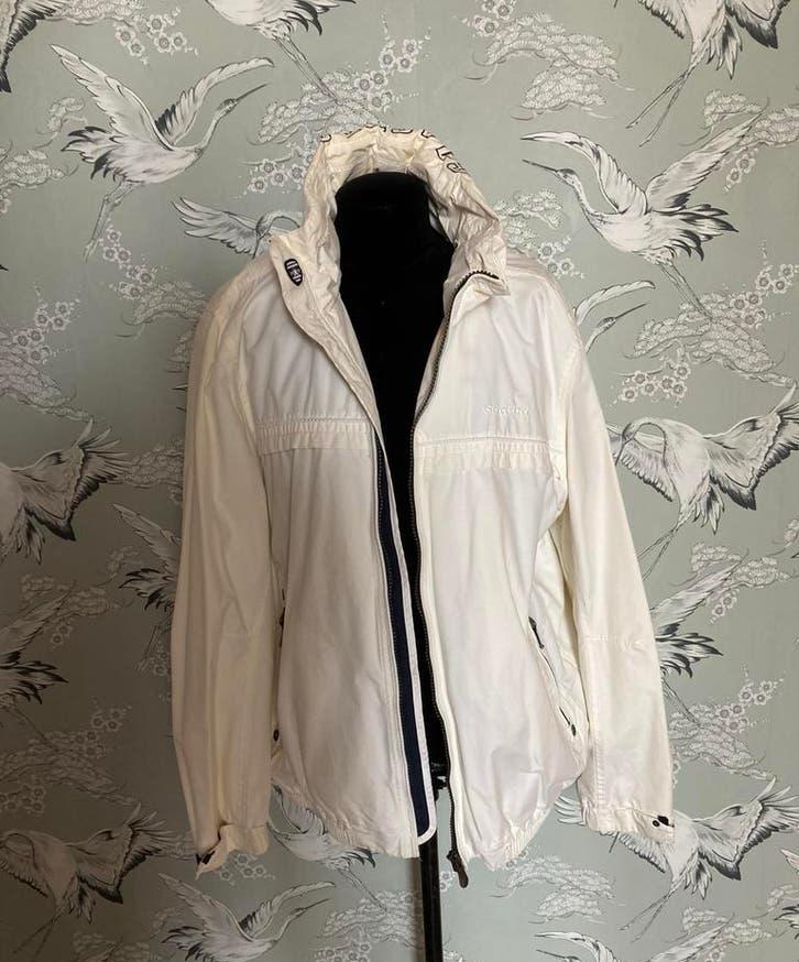 Gaastra heren- jack XXL,  kleur wit., Ophalen of Verzenden, Gedragen, Overige maten, Wit