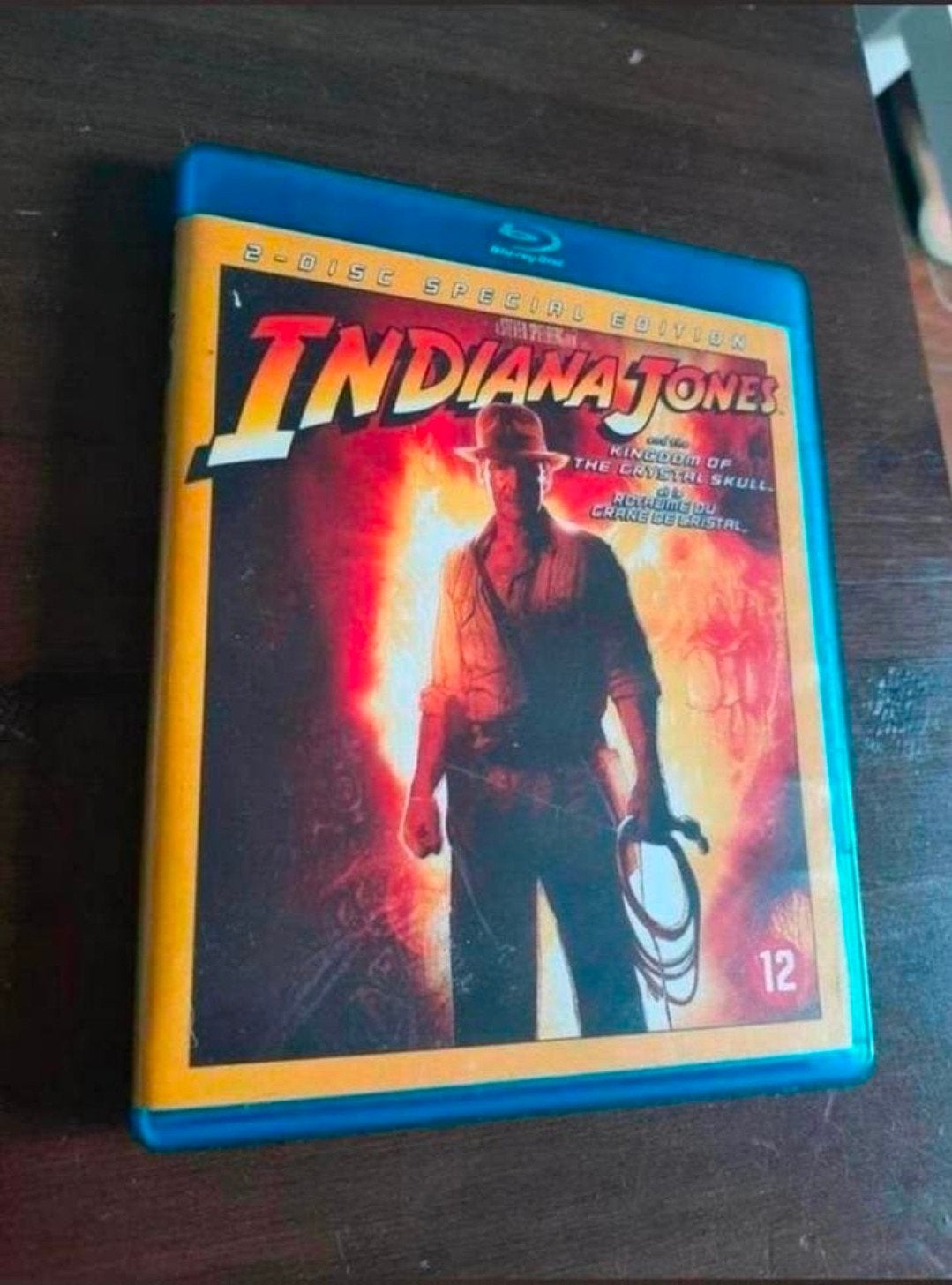 Indiana Jones Kingdom of the Crystal Skull 2 disc blu-ray, Cd's en Dvd's, Blu-ray, Film, Actie, Ophalen of Verzenden, Zo goed als nieuw