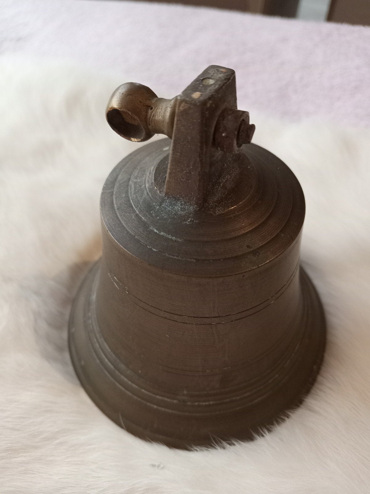 Antieke Bronzen Bel - Handgemaakt en Uniek, Ophalen of Verzenden, Brons