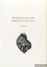 Het labyrint in zwart en wit - Houtgravures van Peter lazaro, Ophalen of Verzenden, Zo goed als nieuw, Grafische vormgeving