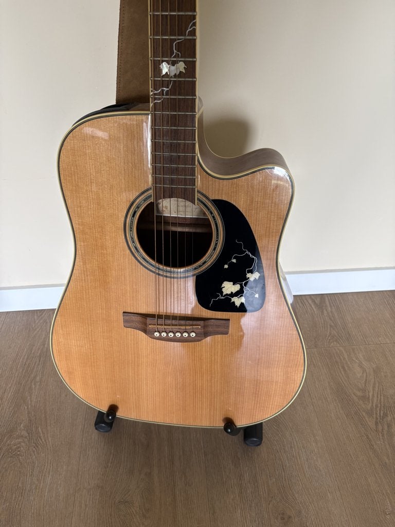 Takamine Semi Akoestische Elektrische Gitaar, Ophalen, Zo goed als nieuw, Western- of Steelstringgitaar, Met (piezo-)element