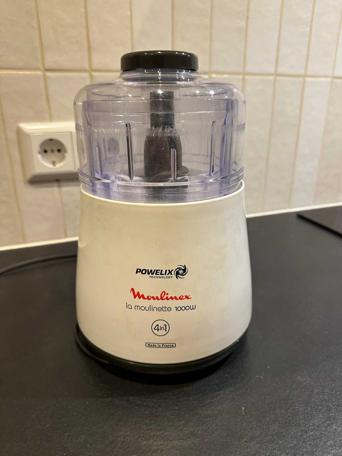 Moulinex Keukenmachine La Moulinette 1000W - Gebruikt, Ophalen, Gebruikt, Vaatwasserbestendig, Minder dan 1 liter