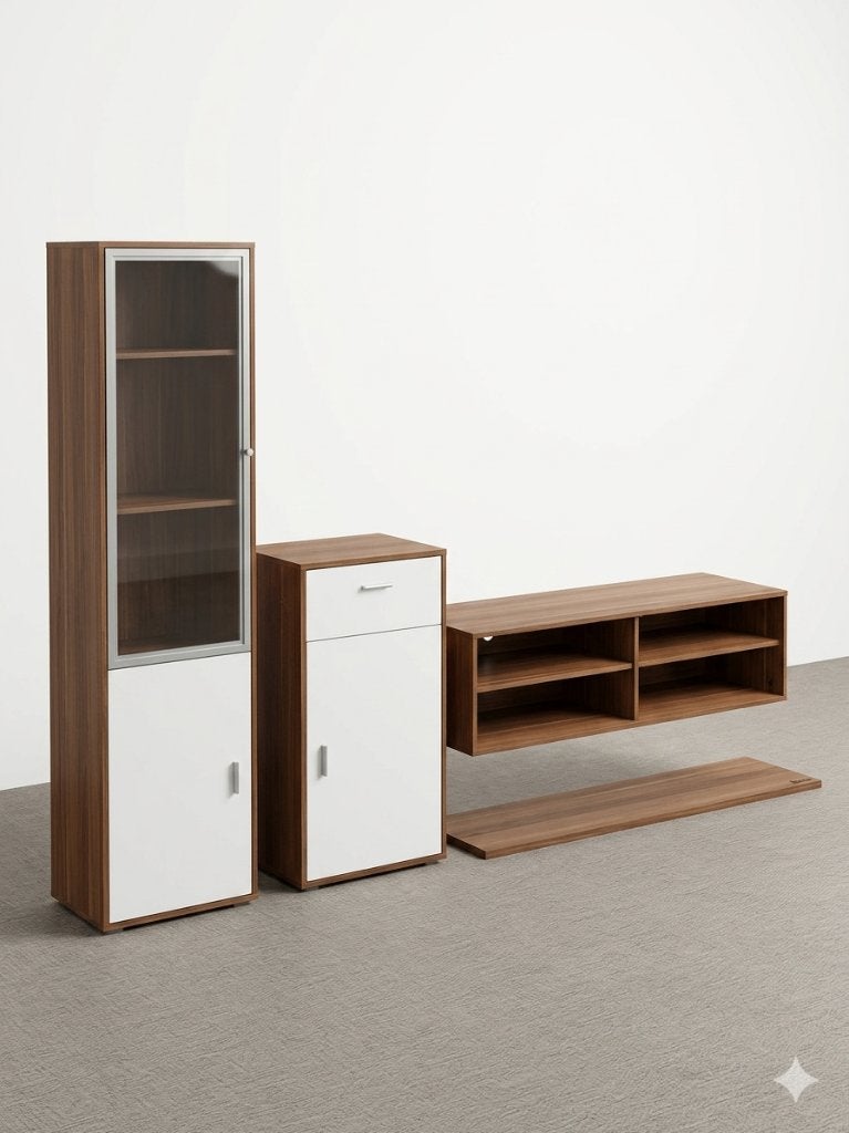 tv meubel set, Ophalen, Zo goed als nieuw, 25 tot 50 cm, Minder dan 100 cm