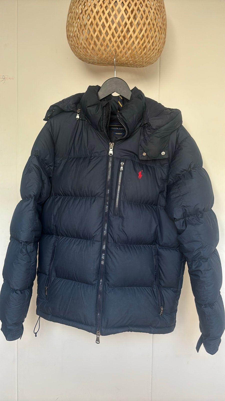 Ralph Lauren donsjas heren - Zo goed als nieuw, Ophalen, Zo goed als nieuw, Maat 48/50 (M), Blauw
