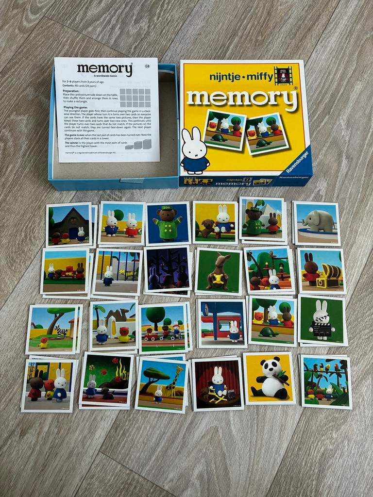 Nijntje memory, Vijf spelers of meer, Ophalen of Verzenden, Nieuw