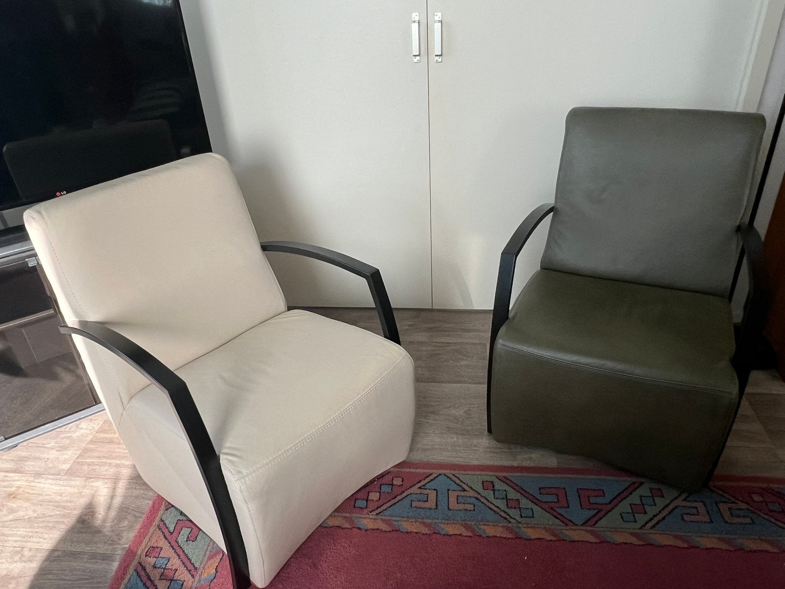 Twee prachtige fauteuils, Ophalen, 75 tot 100 cm, Zo goed als nieuw, 50 tot 75 cm