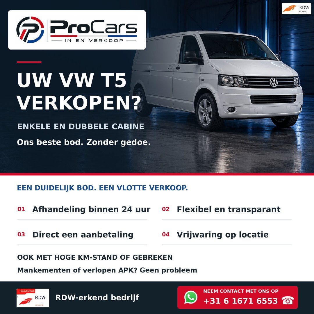 Volkswagen Transporter verkopen? Snel en eenvoudig!, Auto's, Euro 5, Gebruikt, Volkswagen, Bedrijf