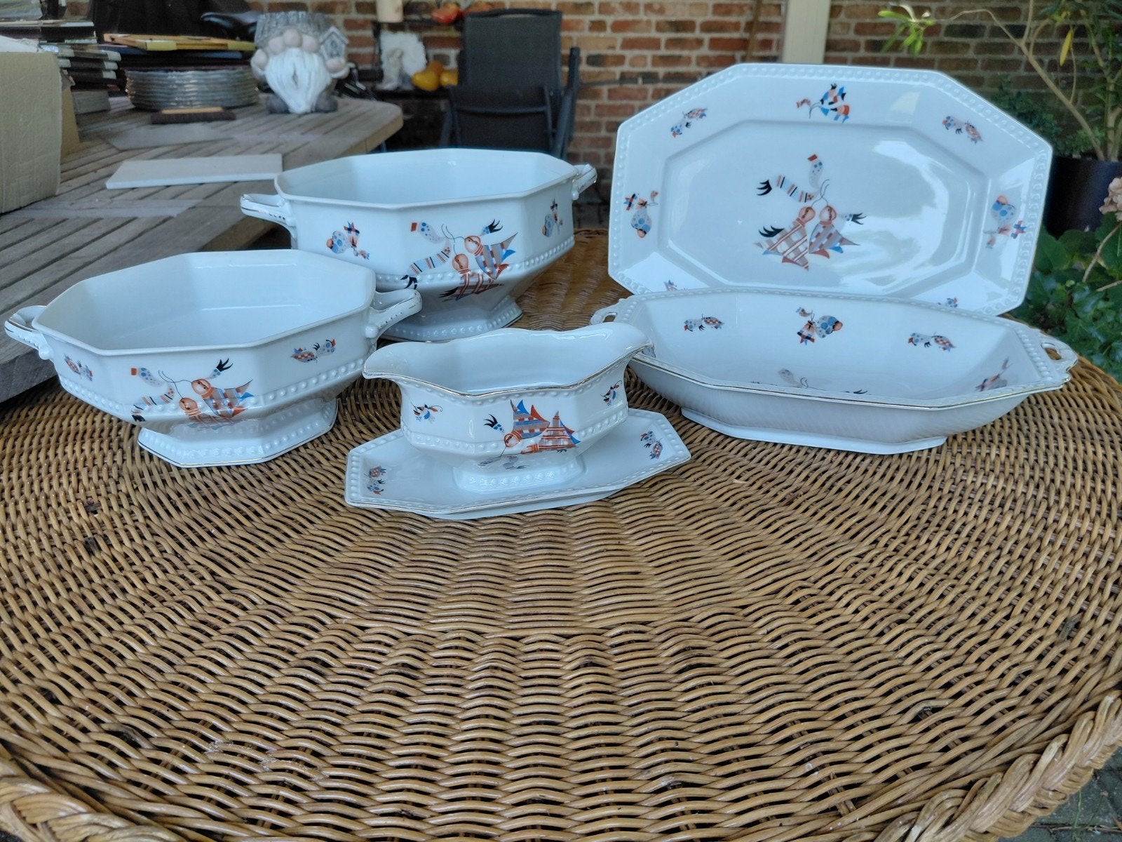 Vintage Royal Epiag Tsjechoslowakije Servies Set, Ophalen
