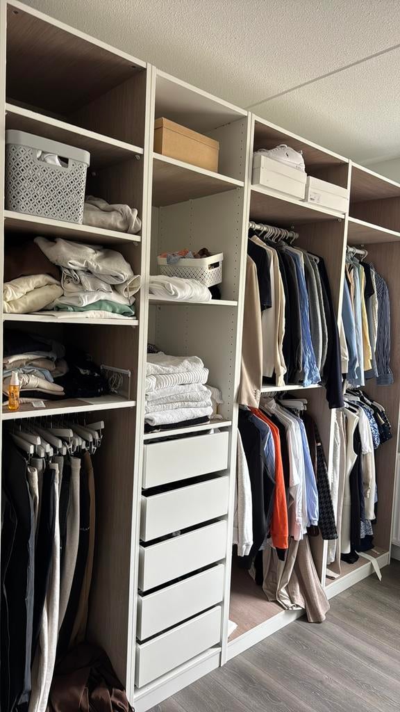 Ikea pax kast, 200 cm of meer, Zo goed als nieuw, 50 tot 75 cm, 50 tot 100 cm