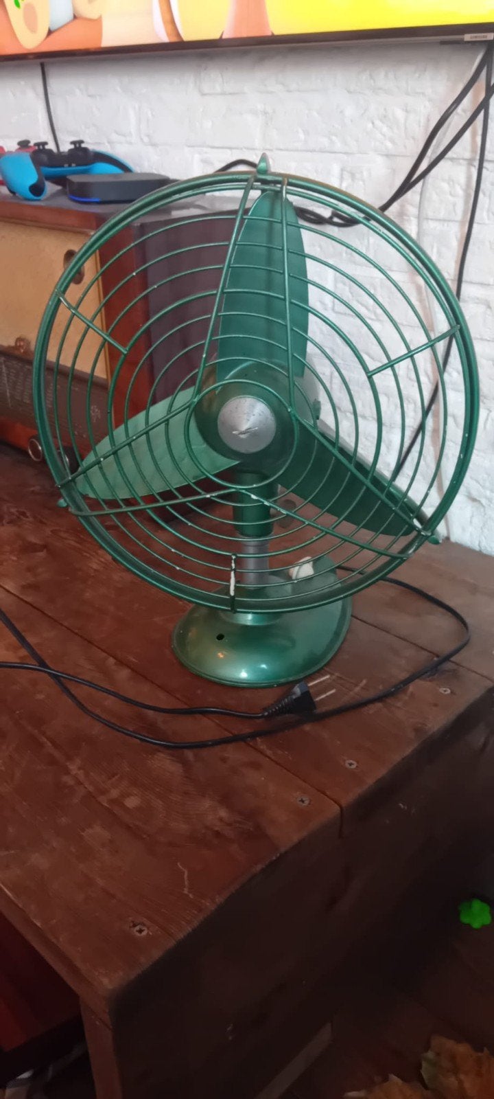 Duitse Streamline Tafelventilator Jaren '50 - Luft, Witgoed en Apparatuur, Ventilatoren, Ophalen of Verzenden, Zo goed als nieuw