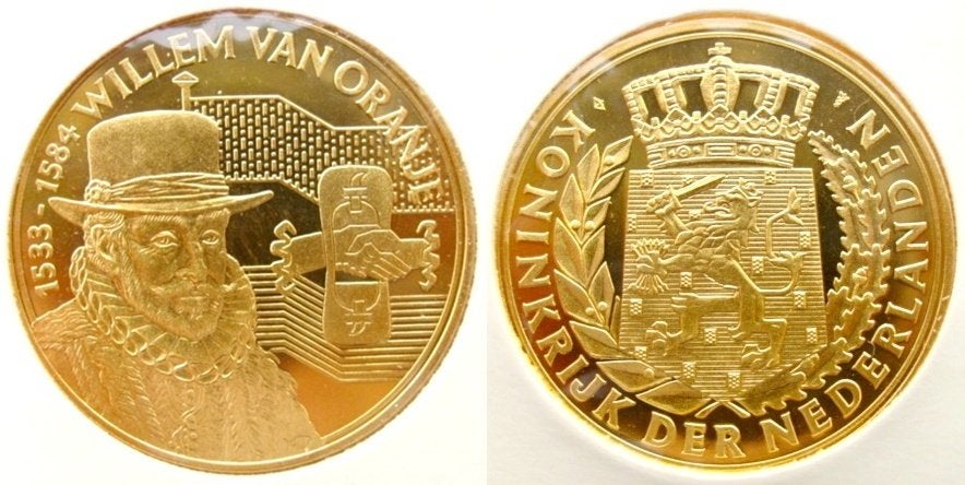 Penning Willem van Oranje, Verzenden, Overige materialen, Nederland