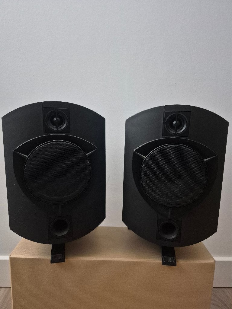 B&W Rock Solid 150 watt + Subwoofer 500 watt - Zwart, Gebruikt, Basreflex, Speakerset, Bowers & Wilkins (B&W)