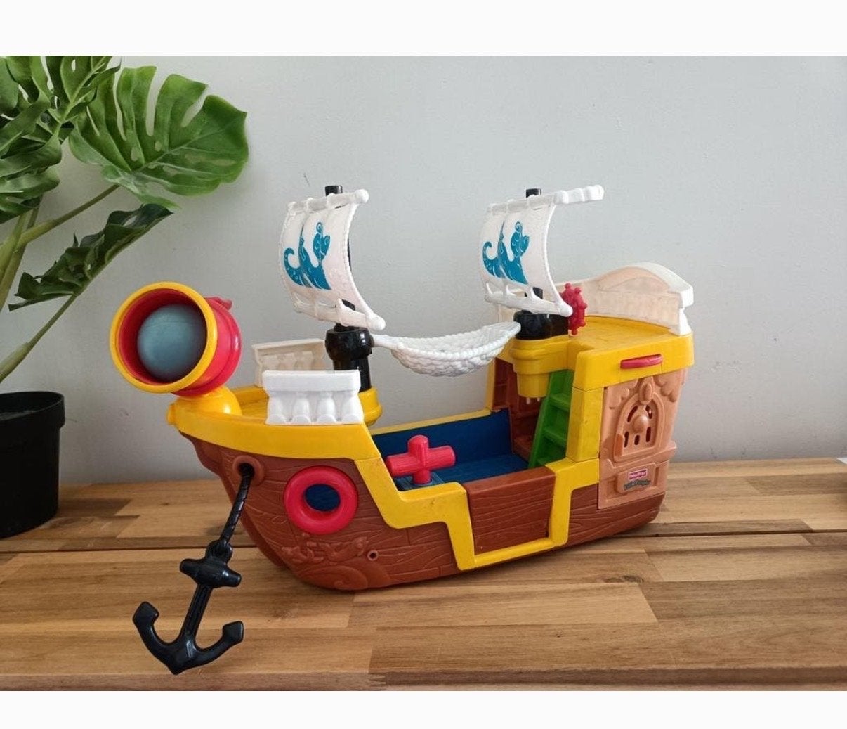 Fisher-Price Little People Piratenschip Speelgoed, Ophalen, Gebruikt, Jongen of Meisje