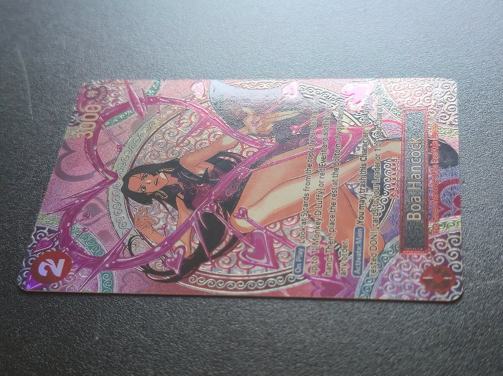 OP12-014 Boa Hancock - One Piece, Ophalen of Verzenden, Zo goed als nieuw, Losse kaart