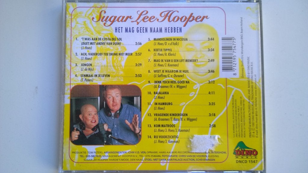 Sugar Lee Hooper - Het Mag Geen Naam Hebben, Ophalen of Verzenden, Zo goed als nieuw, Pop, Album