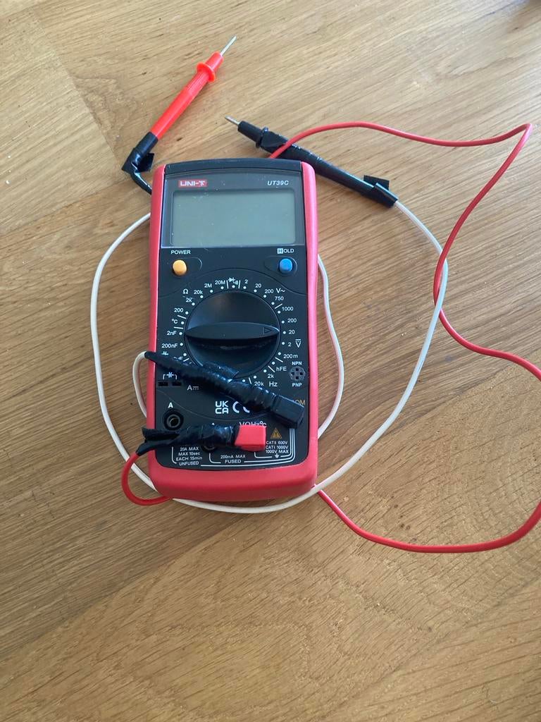 UNI-T UT39C Multimeter - Digitale Multimeter, Ophalen of Verzenden, Zo goed als nieuw