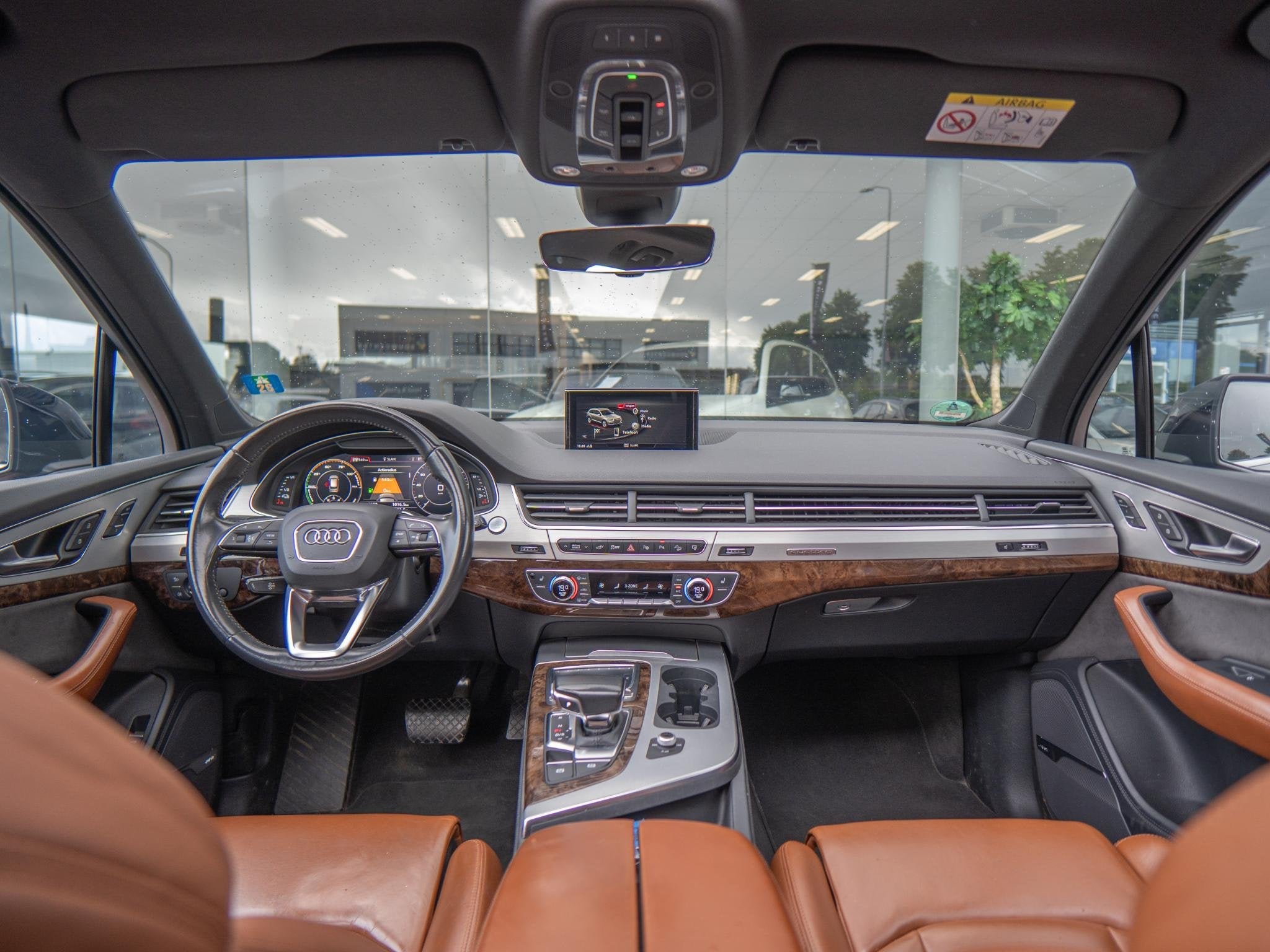 Audi Q7 3.0 TDI e-tron quattro Premium | Pano | Matrix-LED |, Auto's, Automaat, Gebruikt, Euro 6, Blauw