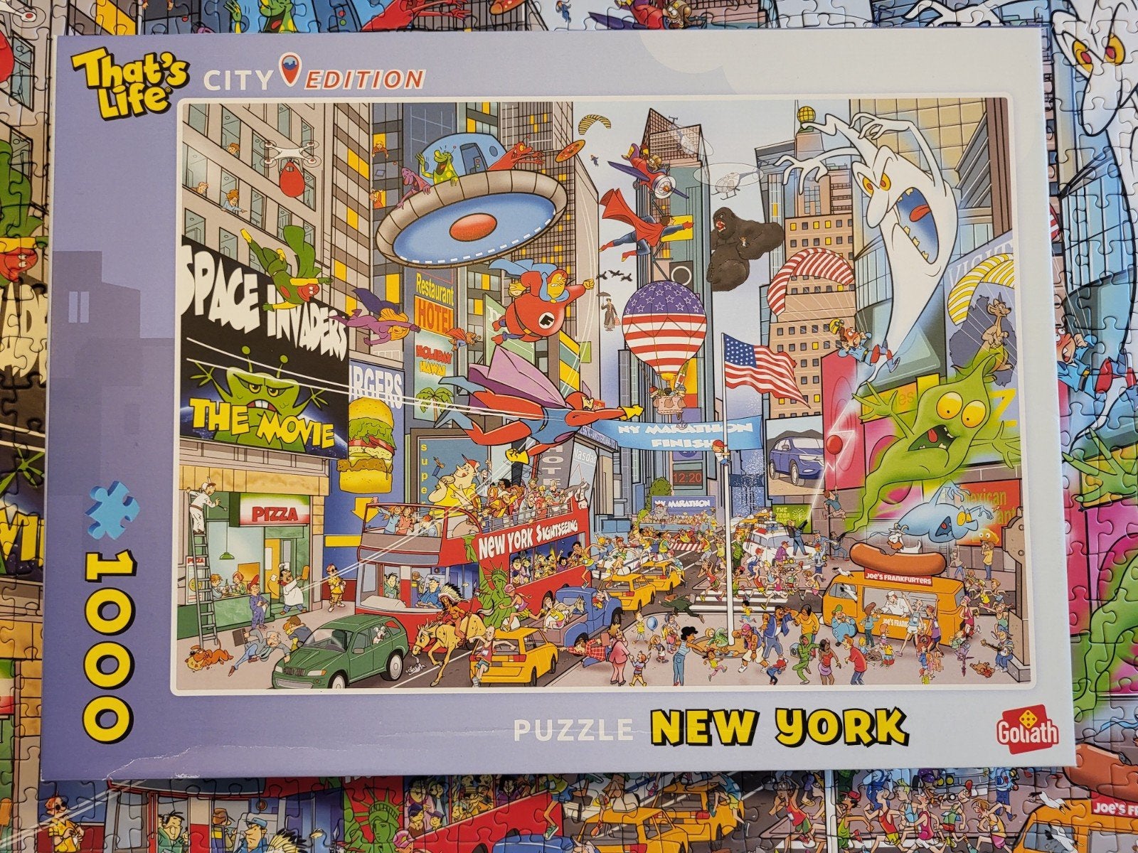 Goliath That's Life City Edition New York puzzel 1000 stuk, Ophalen of Verzenden, 500 t/m 1500 stukjes, Zo goed als nieuw, Legpuzzel