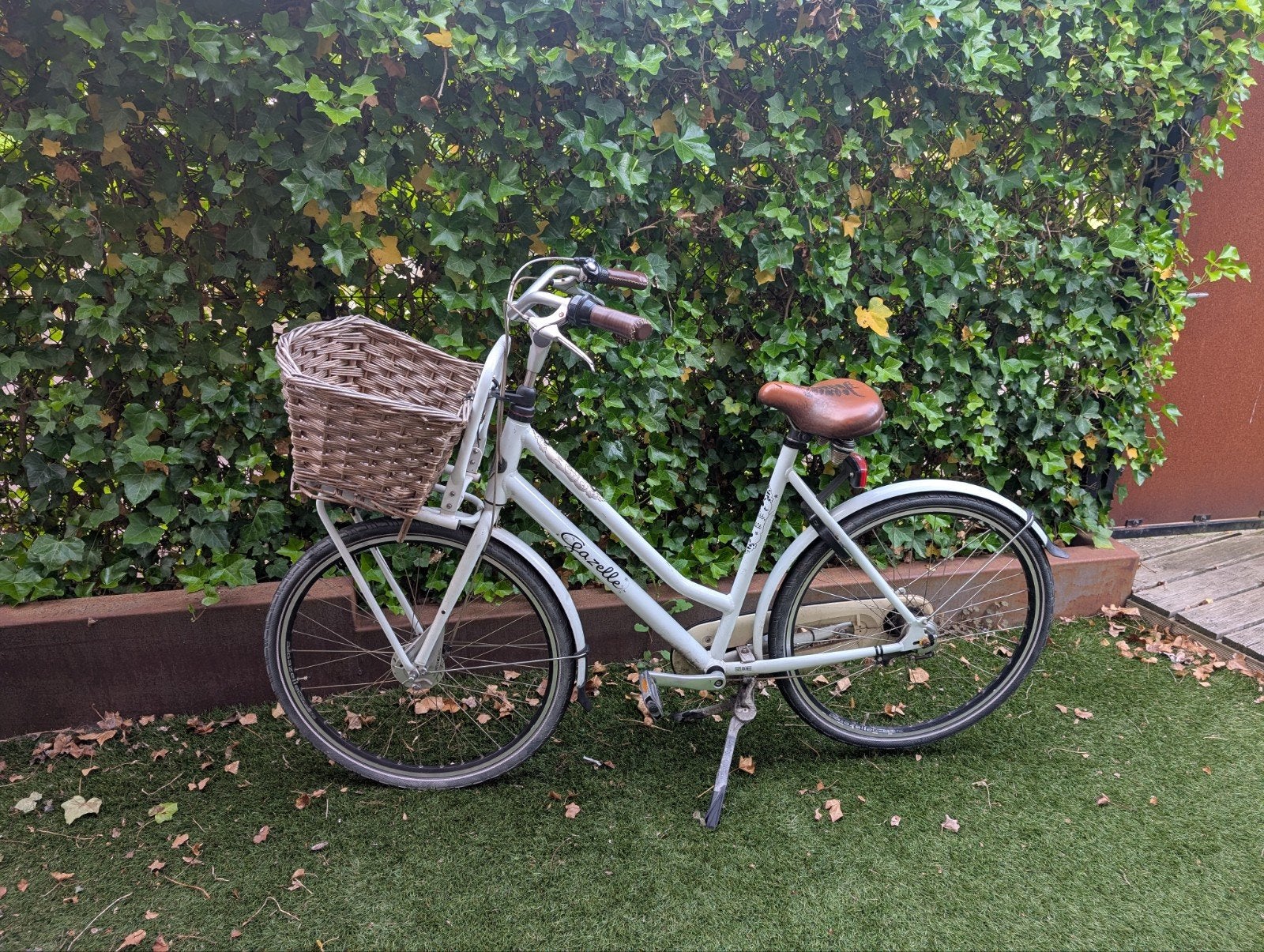 Gazelle Miss Grace Damesfiets met mand, Ophalen, Terugtraprem, Versnellingen, Gazelle