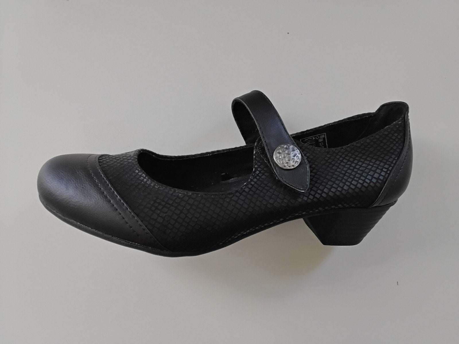 Foodflexx zwarte damesschoenen met klein hakje, mt 40, Schoenen met lage hakken, Zwart, Foodflexx, Ophalen of Verzenden