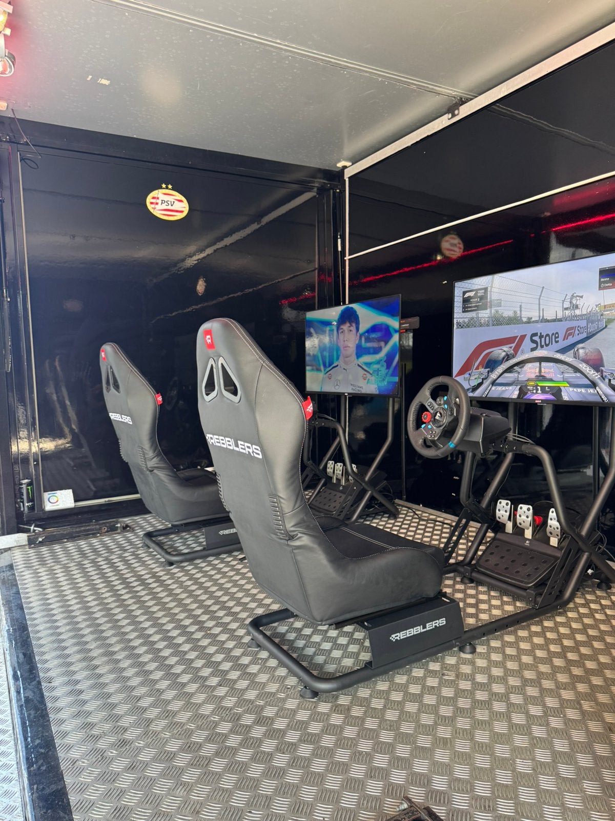 Complete racesimulator, Spelcomputers en Games, Spelcomputers | Sony PlayStation Consoles | Accessoires, Zo goed als nieuw, Playseat of Racestoel