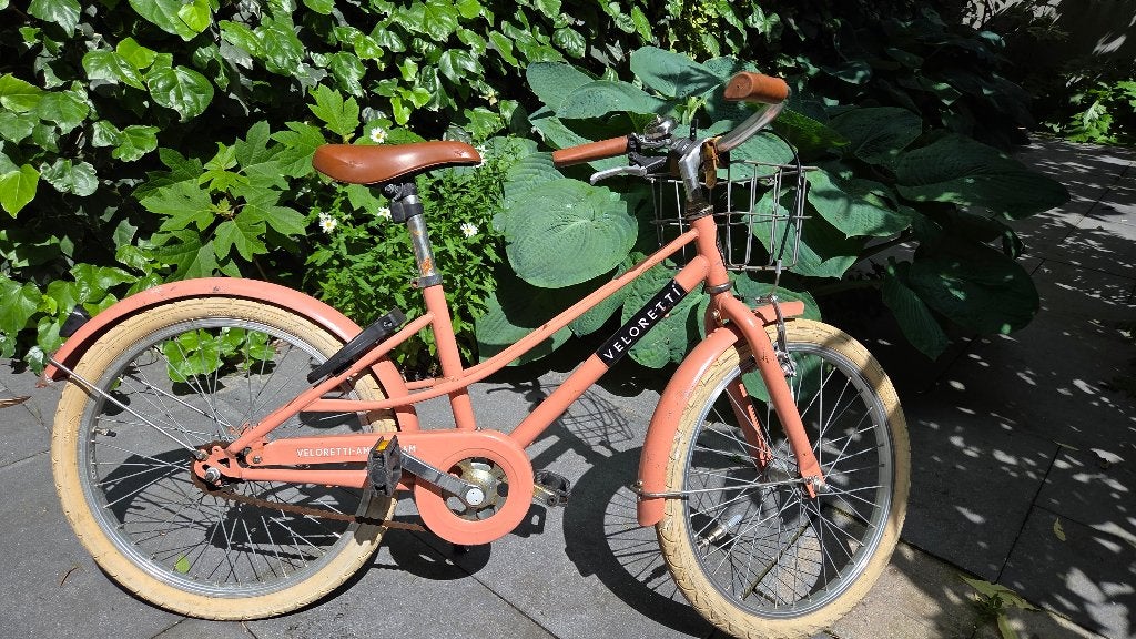 Veloretti Junior kinderfiets 20 inch – Blazing Salmon, Ophalen, Gebruikt, Veloretti, Terugtraprem