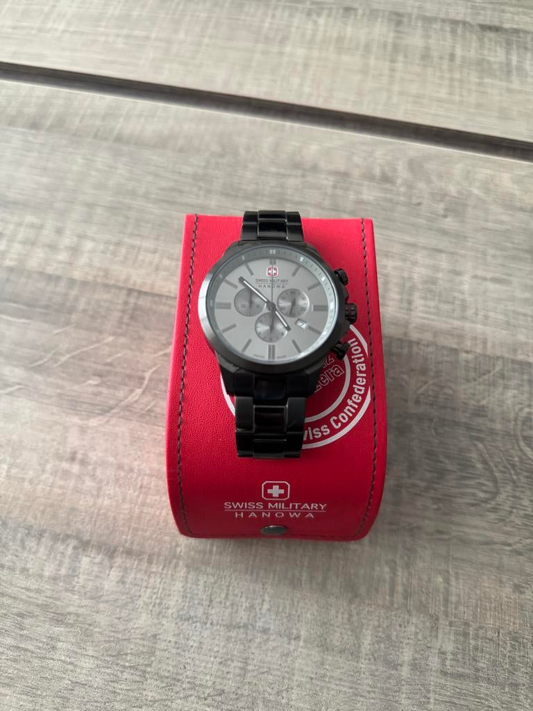 Swiss Military Hanowa Chrono Classic II 45mm, Overige merken, Staal, Staal, Polshorloge