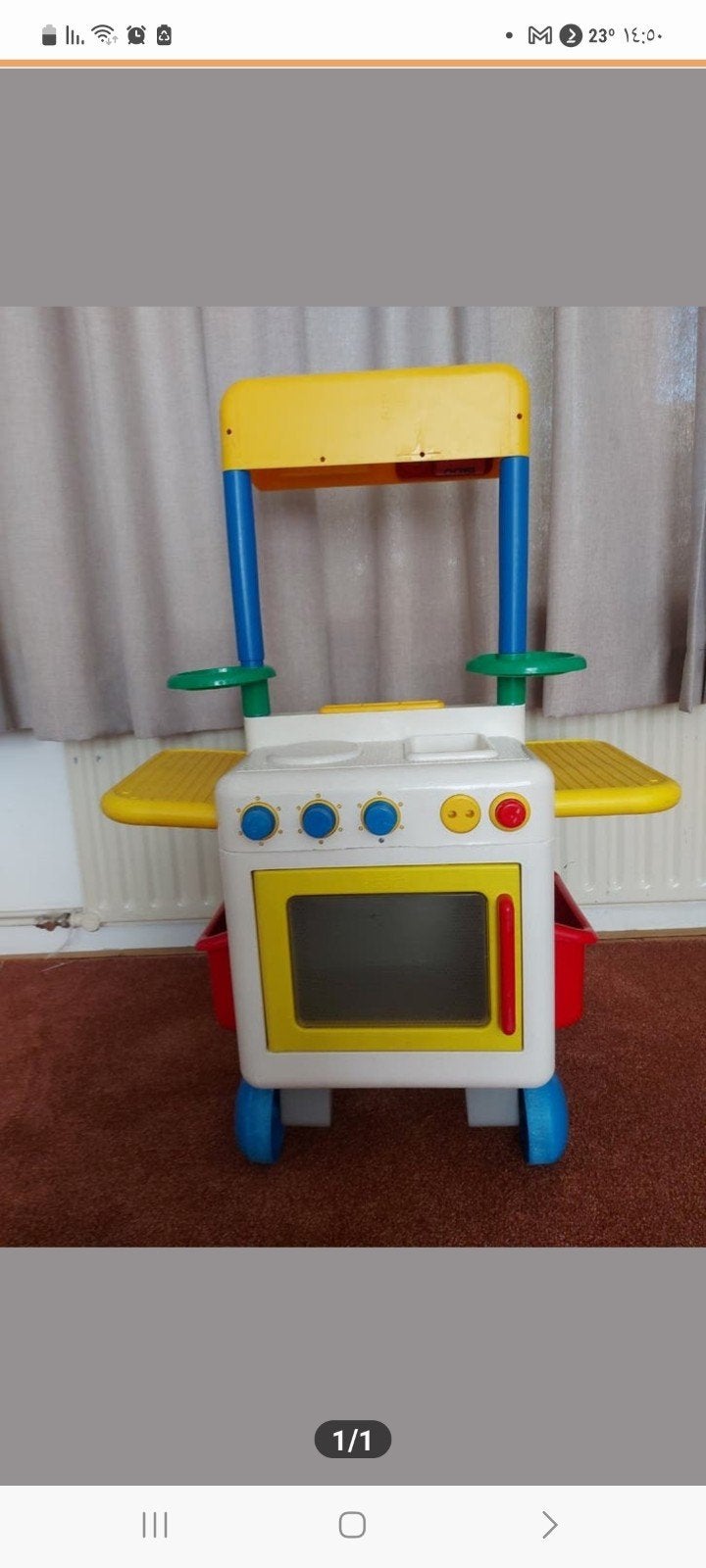 Speelkeuken met accessoires en speelgoedeten, Ophalen of Verzenden, Gebruikt, Kunststof, Speelkeuken